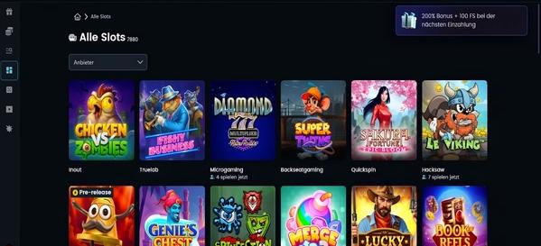 Snatch Casino Slots Desktop
